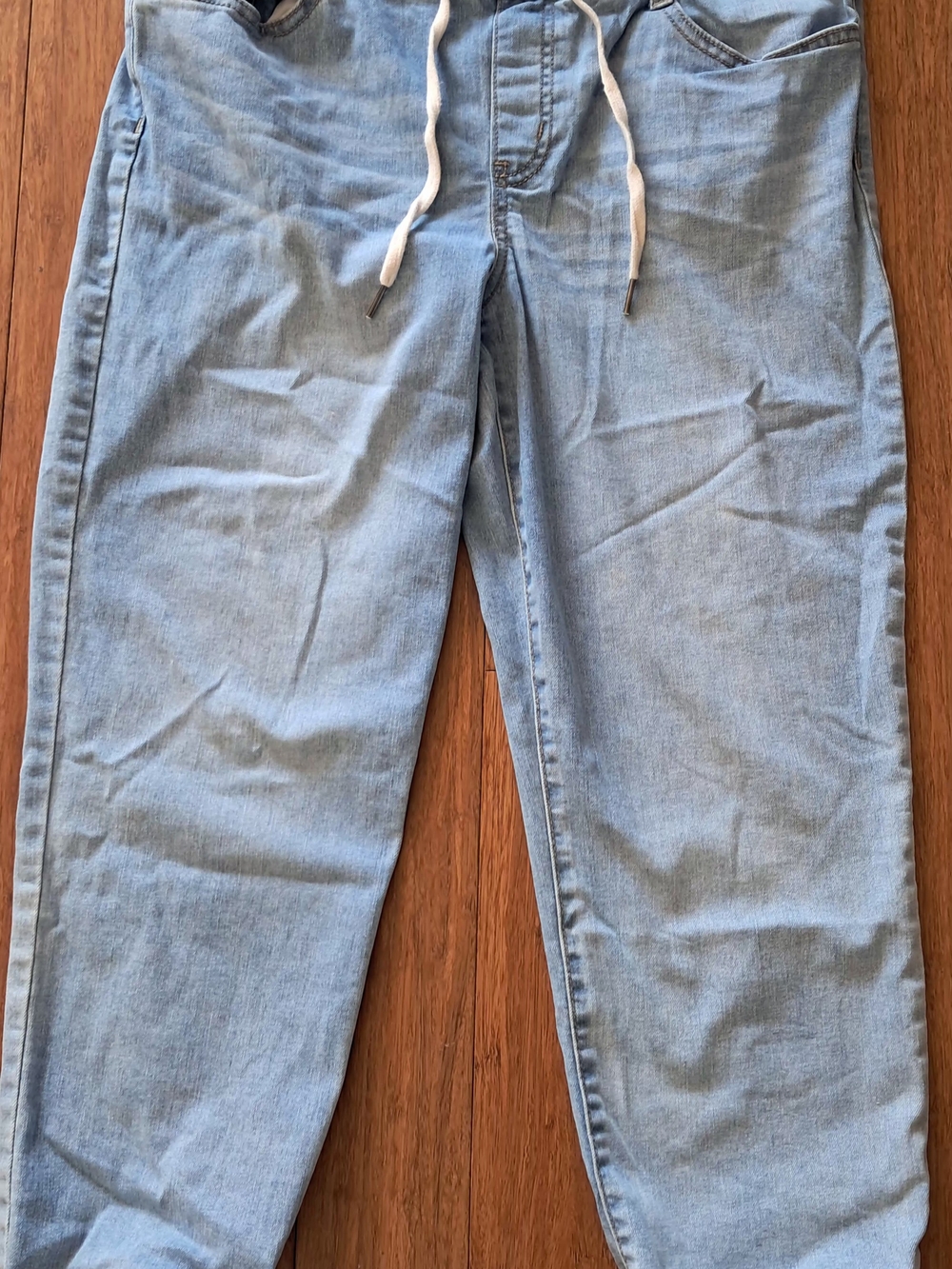 Rewash Light Blue Relaxed Denim Jogger Jeans